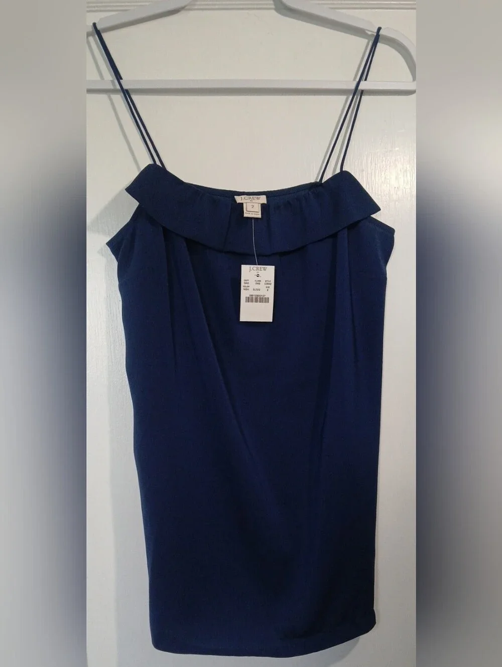 J. Crew Navy Blue Spaghetti Strap Top - NWT